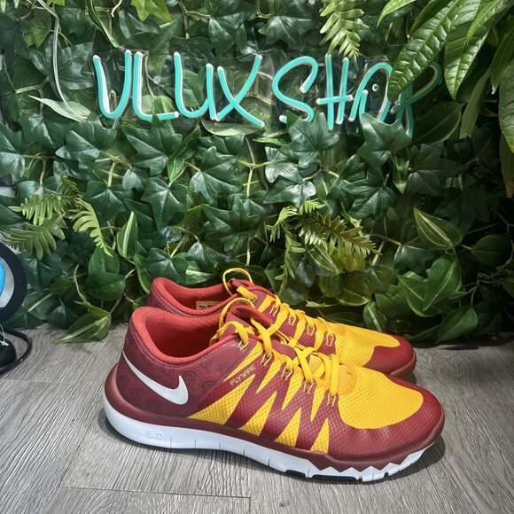 Nike Free Trainer 5.0 V6 AMP USC Trojans California Sz 11.5 723939-671 main image 4
